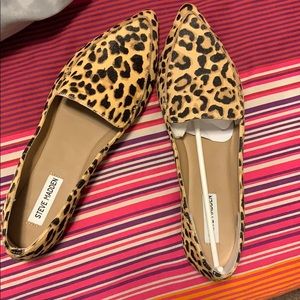 Brand new Steve Madden leopard print loafers! New
